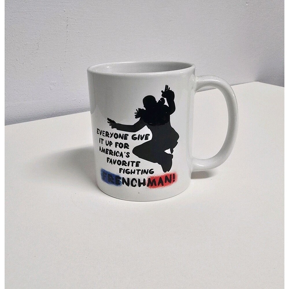 Vintage "Everyone Give It Up For America's Favorite French Man" Mug